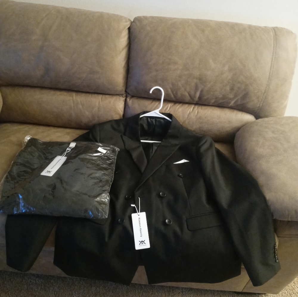 Leather blazer